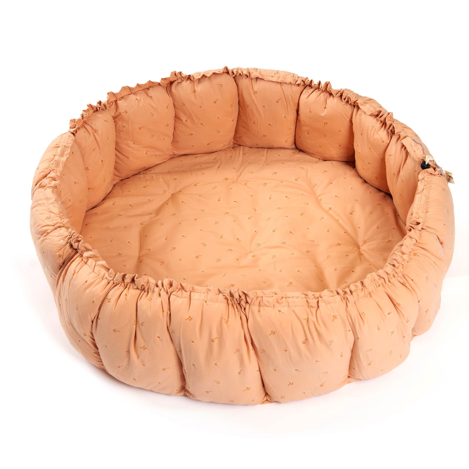 Bloom fleuri organic babymat, crib, raised edgas