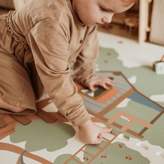 puzzeltapijt, opbergbox & speelhuisje - treehouse