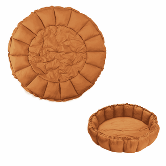 Bloom Tawny Brown Organic Cotton Babymat