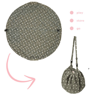 Birds Organic Cotton Babymat - Opbergzak