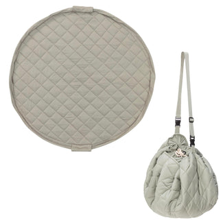 organic babyspeelkleed & reistas - meadow green