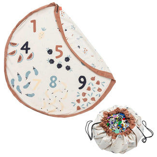 speelkleed & opbergzak - veggie numbers