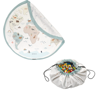 Worldmap Colour Opbergzak - Speelmat