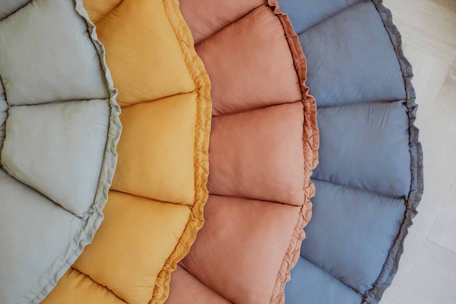 bloom mustard organic babymat, new colors