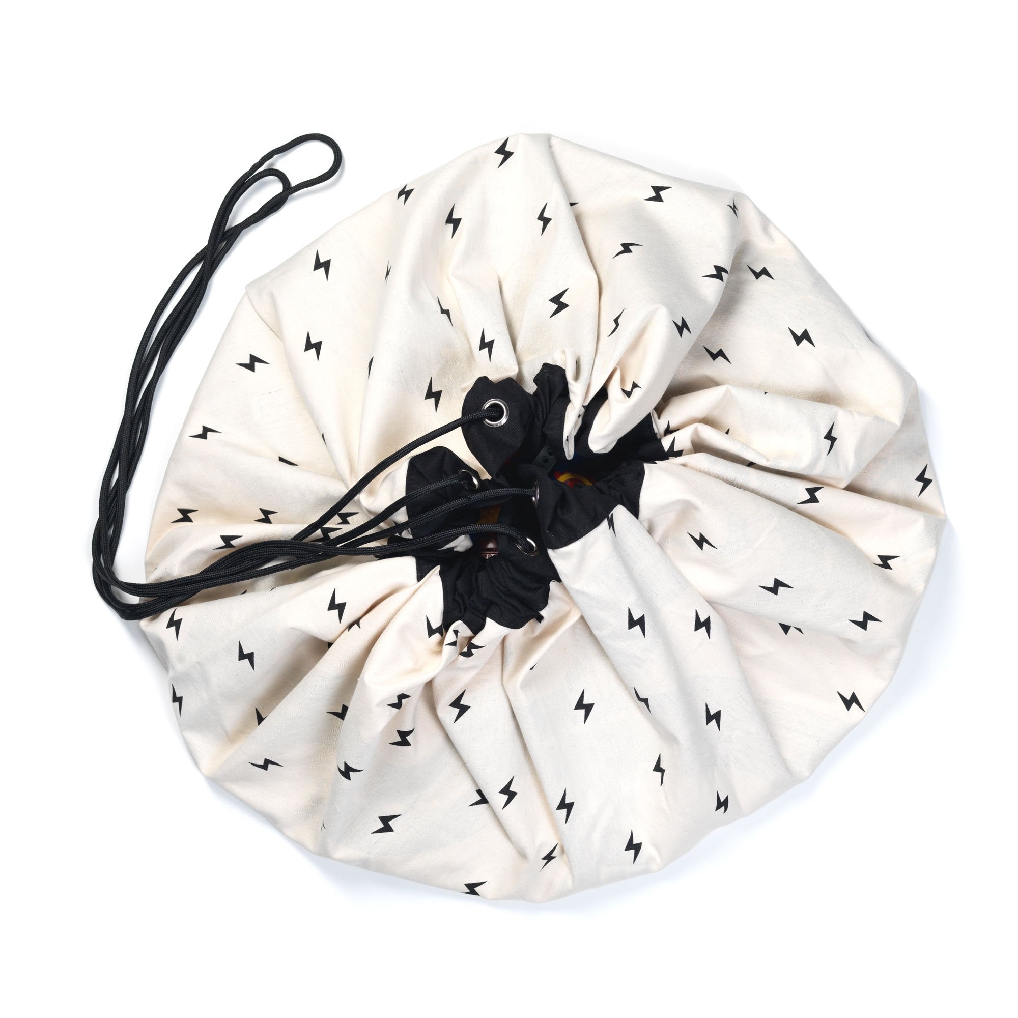 Roadmap/Thunderbolt Toy Storage Bag, closed