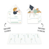 EEVAA farm puzzlemat, back side print, from mat to playhouse and from mat to storage box