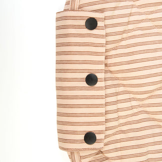 Stripes Brown Organic Cotton Babymat - Opbergzak