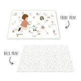 Puzzlemat kids game terrazzo two faces front and back print