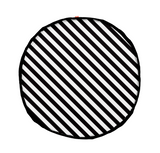 speelkleed & opbergzak - stripes black