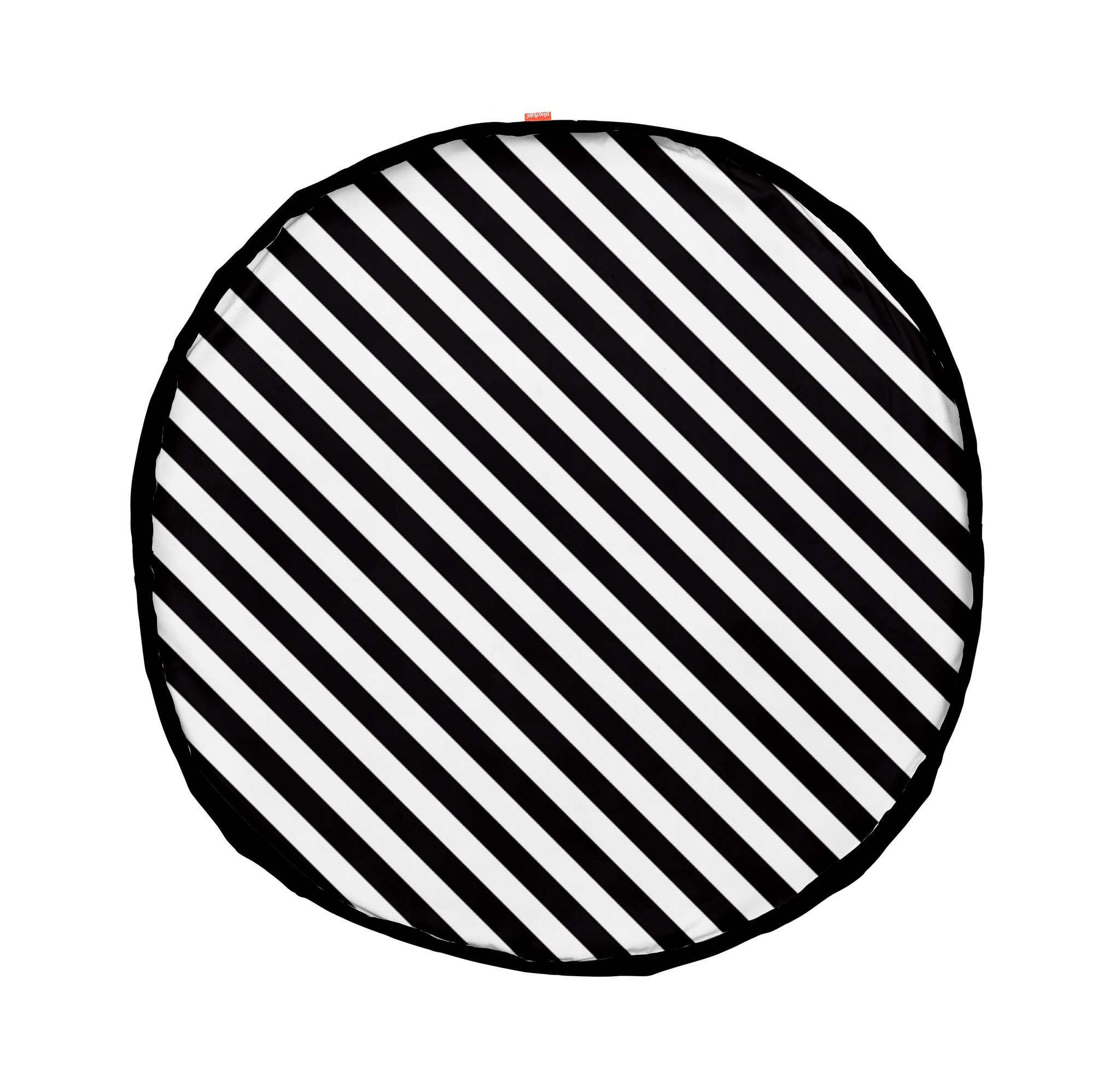 speelkleed & opbergzak - stripes black