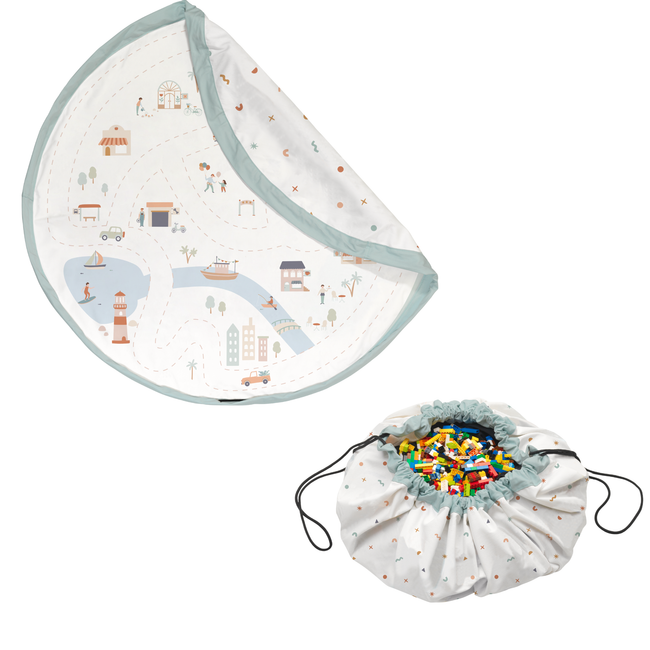 speelkleed & opbergzak - citymap