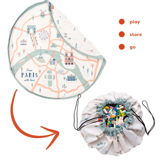 Paris Map Opbergzak - Speelmat
