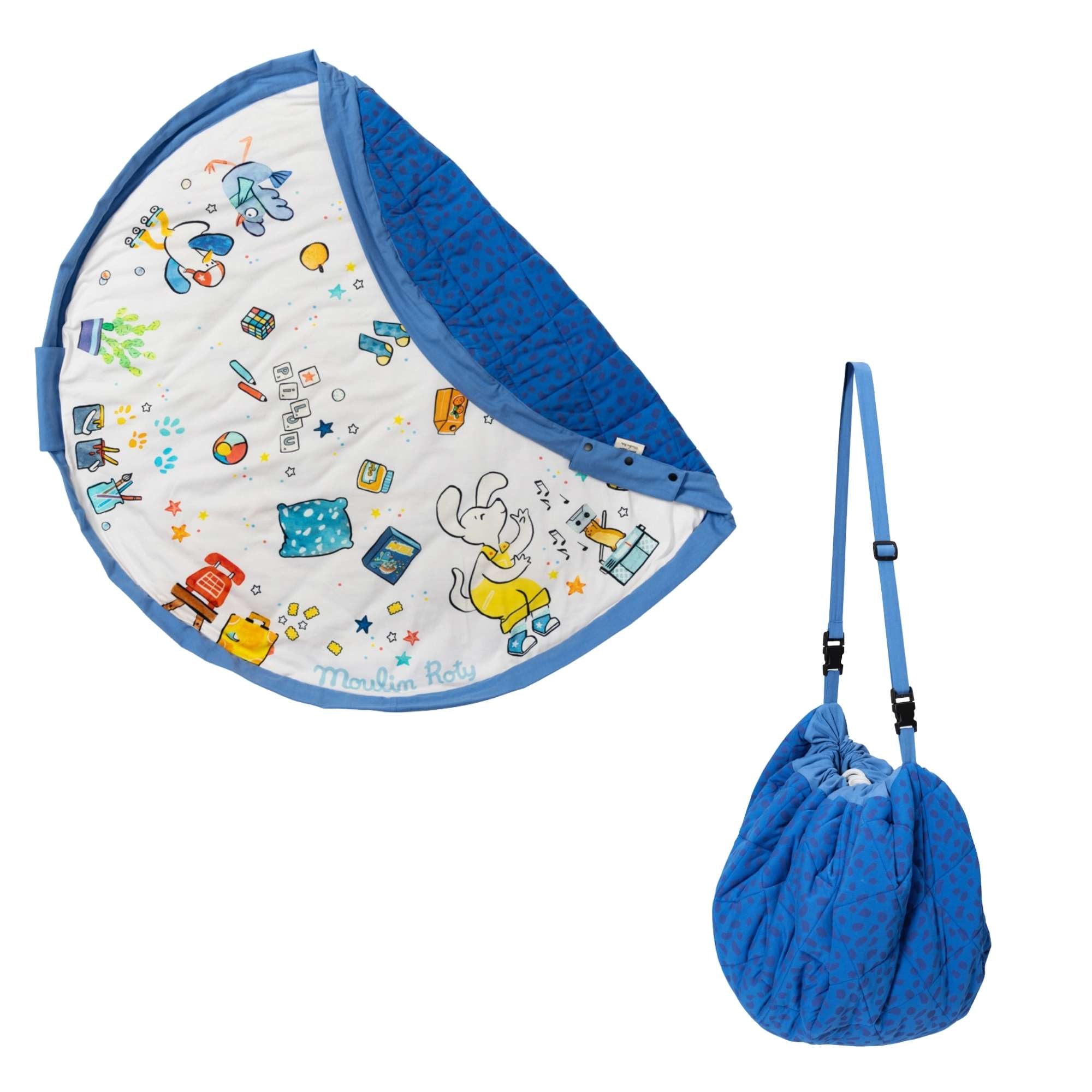 Babyspeelmat & reistas - Moulin Roty Puce&Pilou