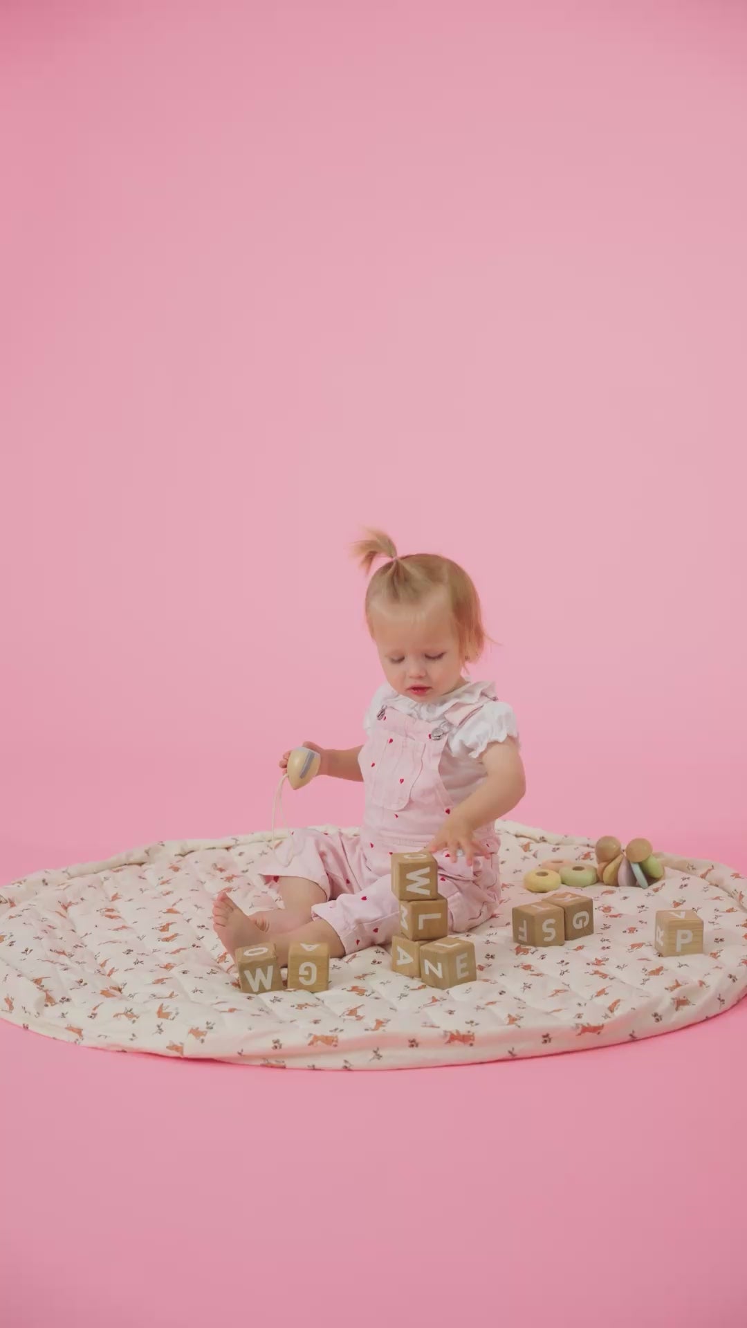 Fleuri Organic Cotton Babymat - Opbergzak