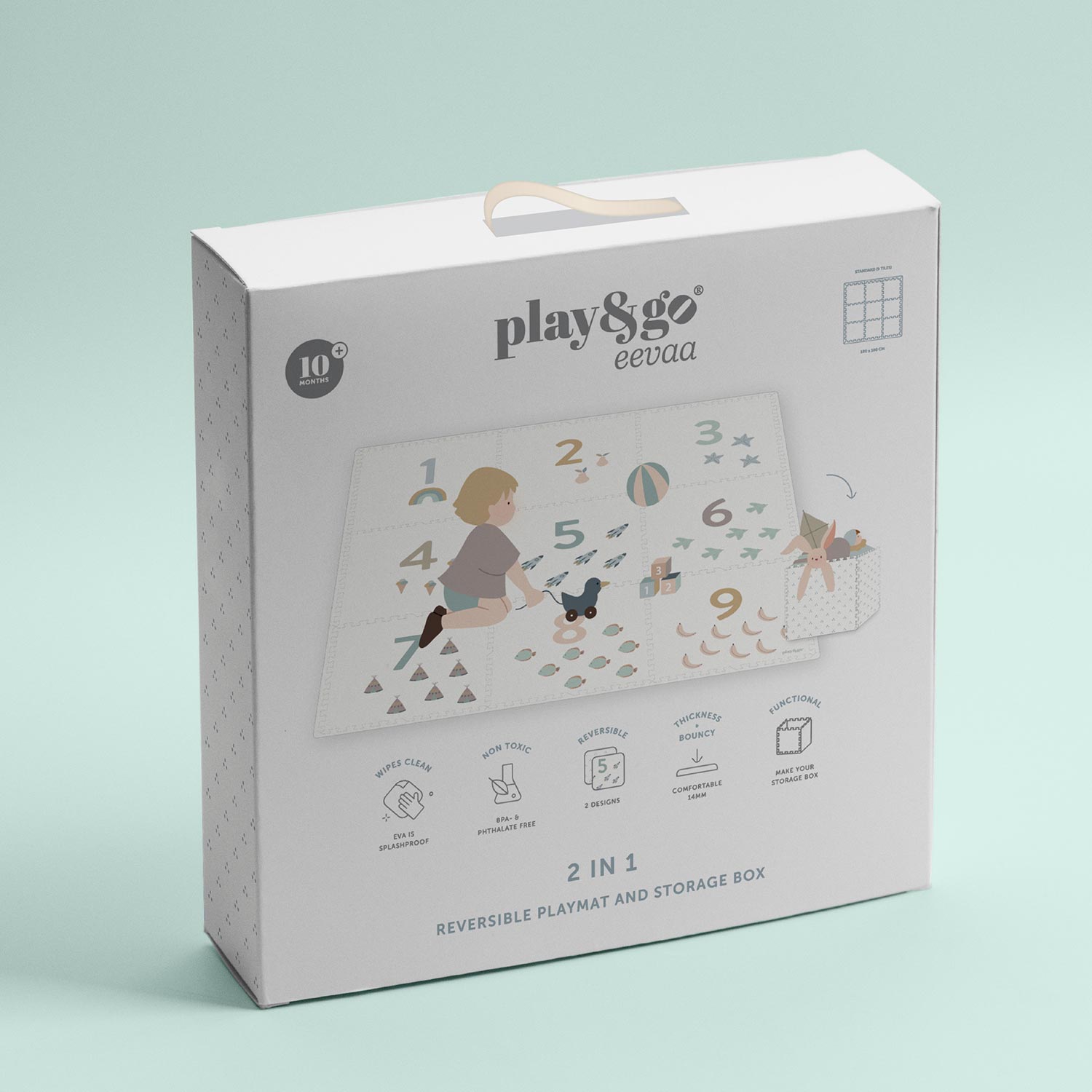 packaging of numbers puzzlemat