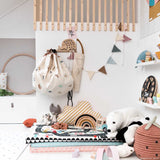 Play&Go storage bag and play mat, print big cars, kidsroom, hanging on coat rack