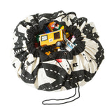 Roadmap/Thunderbolt Toy Storage Bag, bag filled with toys